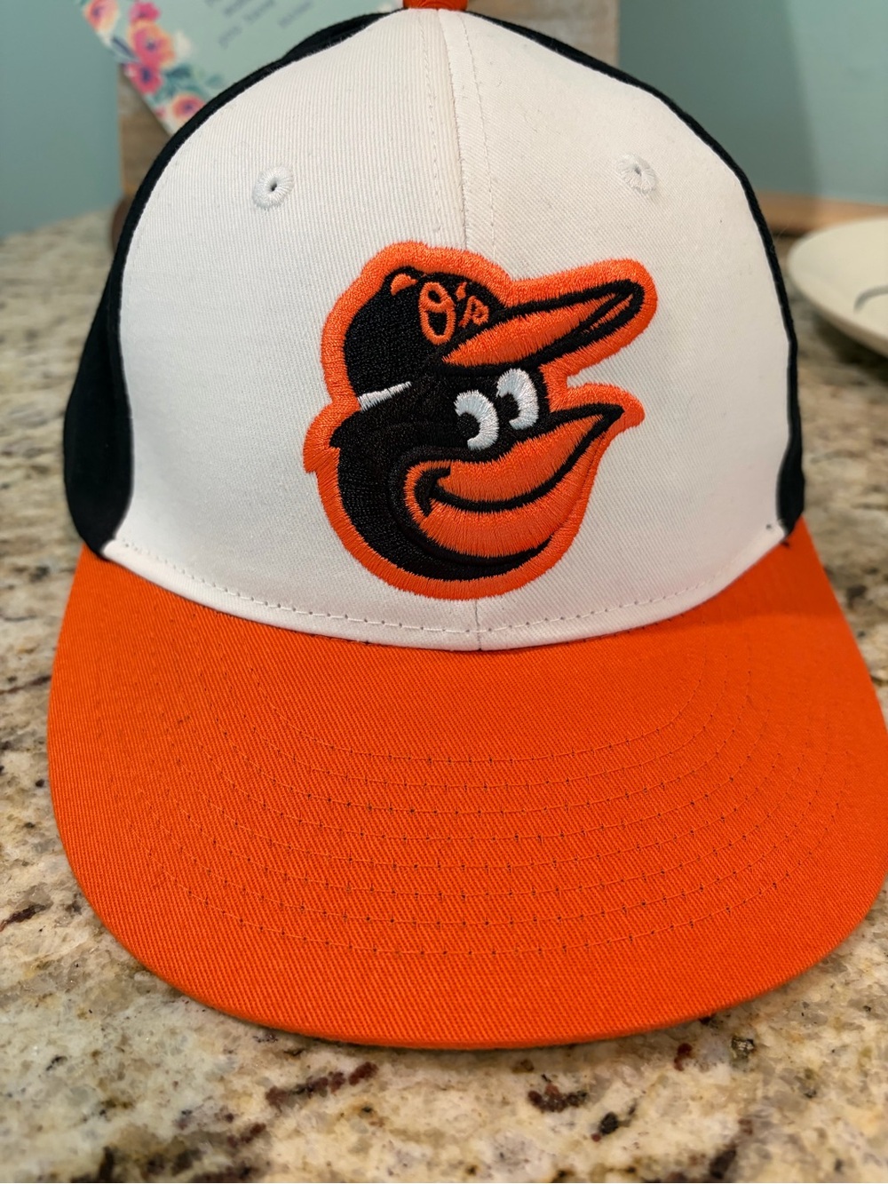 MLB Youth Baltimore Orioles Baseball Cap in Black, White & Orange